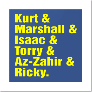 Greatest Show on Turf ( Kurt, Marshall, Isaac, Torry, Az & Ricky ) Posters and Art